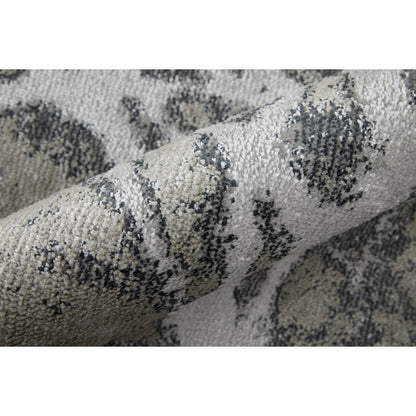 Astra Transitional Rug - 39L5F by Feizy in gray, silver, ivory. Made from polypropylene, polyester in a unique style.