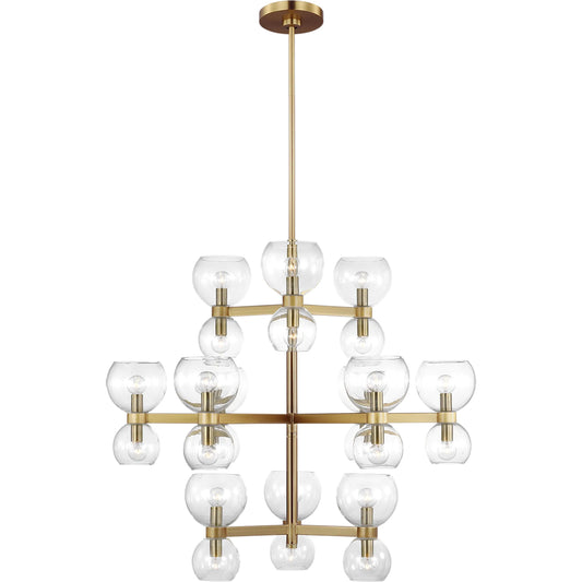 Londyn Large Chandelier by Visual Comfort & Co.. Made from steel in a unique style.