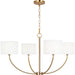 Sawyer Small Chandelier by Visual Comfort & Co.. Made from steel in a unique style.