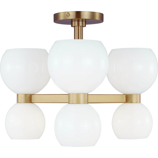 Londyn Semi Flush Mount by Visual Comfort & Co.. Made from steel in a unique style.