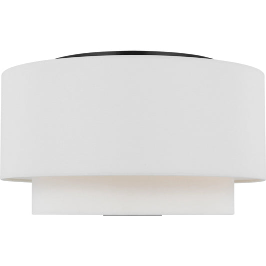 001 SI-2237775 | Primary Silo | Sawyer Flush Mount by Visual Comfort & Co. in midnight black. Made from steel in a unique style.