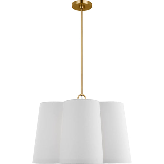Bronte Large Hanging Shade by Visual Comfort & Co. in burnished brass. Made from unique in a unique style.