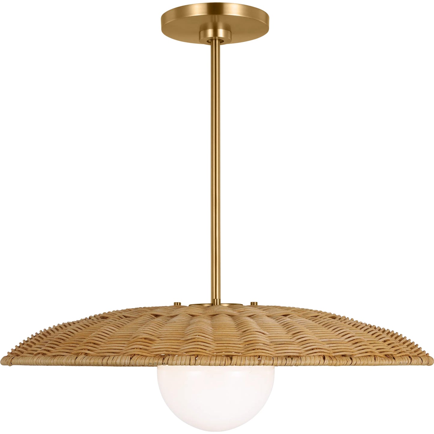 001 SI-2235000 | Primary Silo | Mari Large Pendant by Visual Comfort & Co. in burnished brass. Made from unique in a unique style.