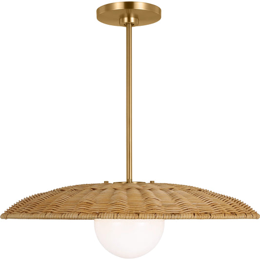 001 SI-2235000 | Primary Silo | Mari Large Pendant by Visual Comfort & Co. in burnished brass. Made from unique in a unique style.