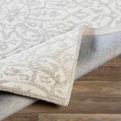 Kayseri Rug - 24663 by Livabliss in denim, pale blue, cream. Made from 100% wool in a unique style.