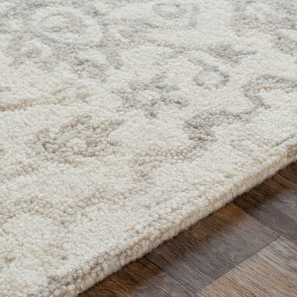 Kayseri Rug - 24663 by Livabliss in denim, pale blue, cream. Made from 100% wool in a unique style.