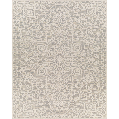 Kayseri Rug - 24663 by Livabliss in denim, pale blue, cream. Made from 100% wool in a unique style.