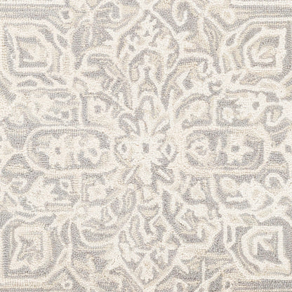 Kayseri Rug - 24663 by Livabliss in denim, pale blue, cream. Made from 100% wool in a unique style.
