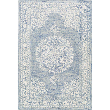 Kayseri Rug - 24665 by Livabliss in medium gray, light beige, cream. Made from 100% wool in a unique style.