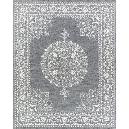 Kayseri Rug - 24665 by Livabliss in medium gray, light beige, cream. Made from 100% wool in a unique style.