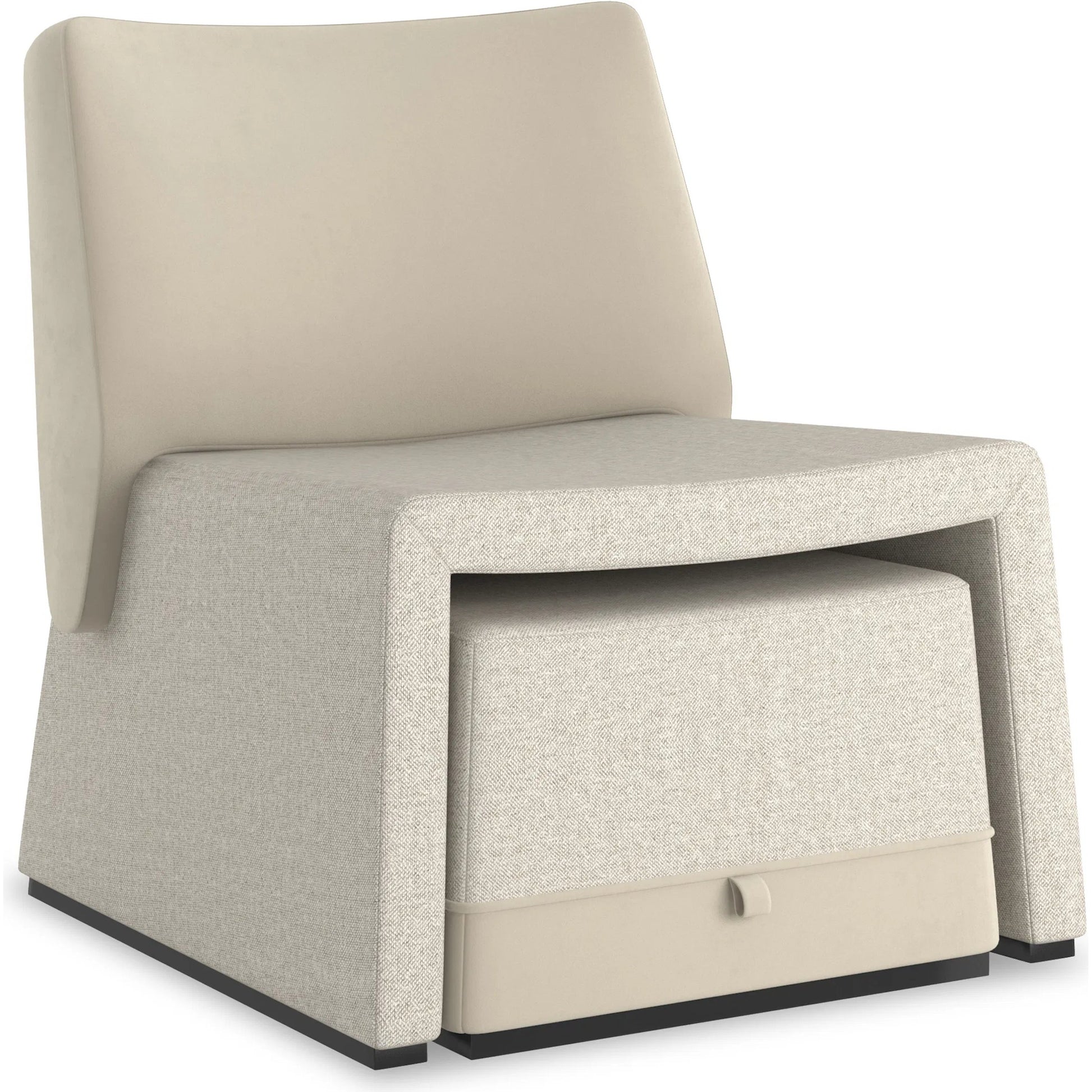 Et Voila Chair by Caracole in pumice and dark chocolate. Made from birch in a unique style.