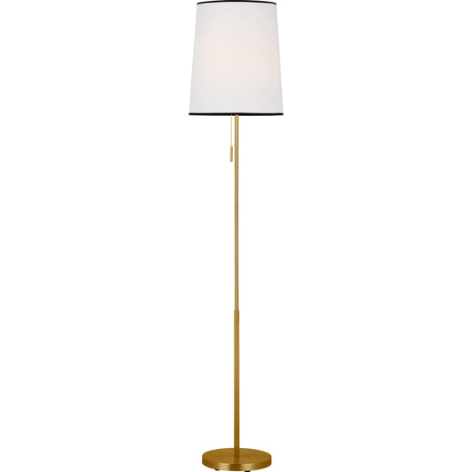 Ellison Large Floor Lamp by Visual Comfort & Co. in burnished brass. Made from unique in a transitional style.