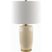 Kasuri Accent Table Lamp - 535774 by Surya in platedglazedplated. Made from ceramic, iron, linen, polystyrene in a modern style.