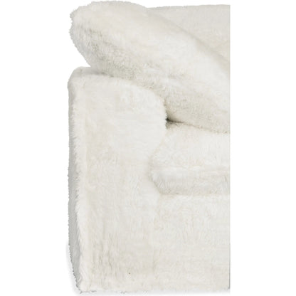 Barefoot 5-Seat Sectional by Hooker Furniture in white. Made from 100% polyester in a transitional style.