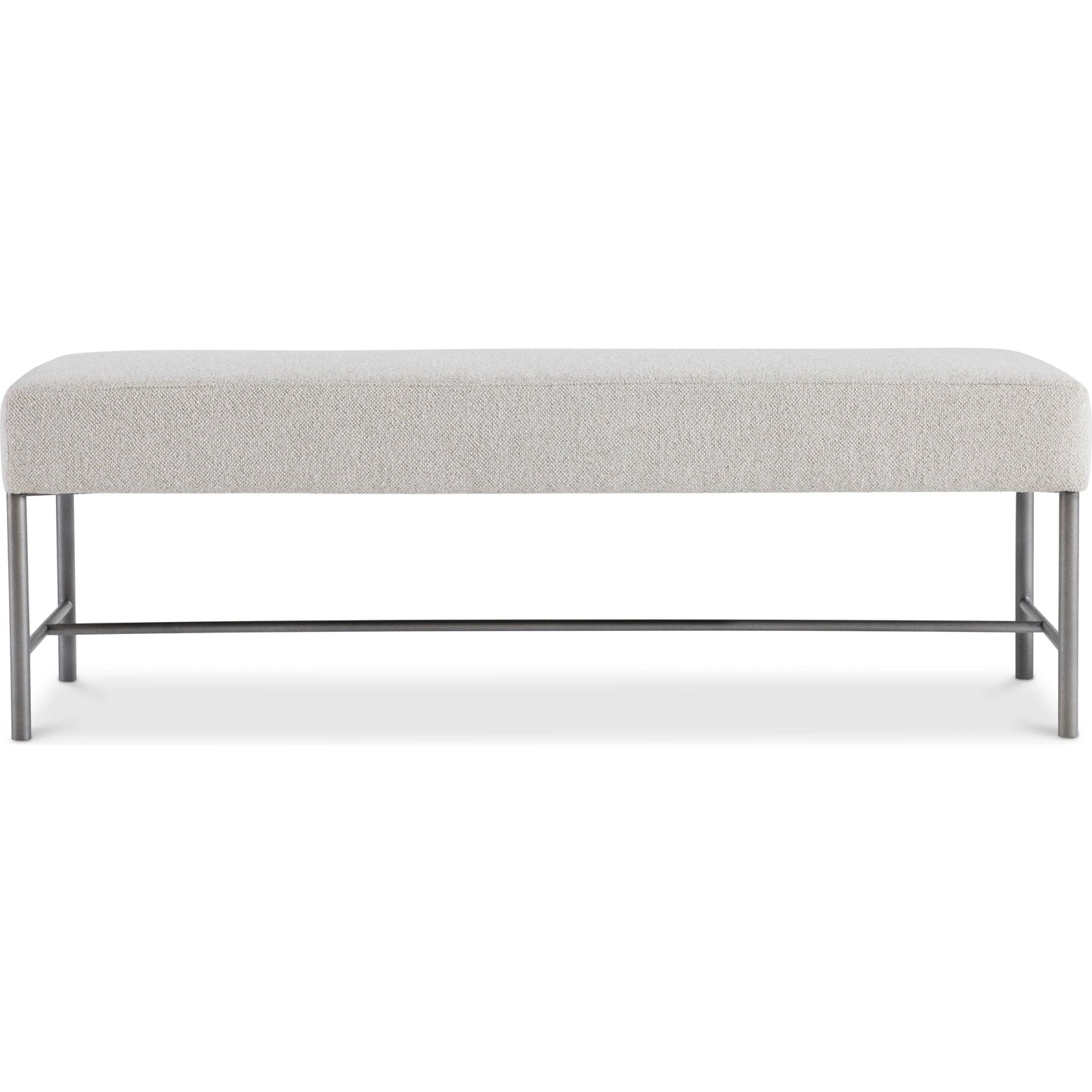 002 SI-2513530 | Additional Silo | Outline Bench by Bernhardt in beige and atra. Made from fabric, metal in a transitional style.