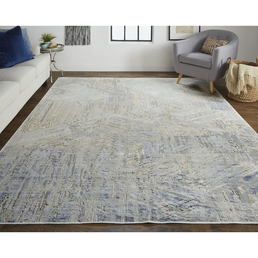 Laina Transitional Rug - 39G6F by Feizy in tan, ivory, gray. Made from unique in a unique style.