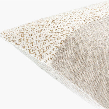Katherine Pillow - 516685 by Surya in cream, light beige. Made from cotton, linen, viscose in a modern style.