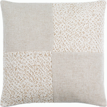 Katherine Pillow - 516696 by Surya in beige, cream, ivory, sand. Made from cotton, linen, viscose in a modern style.
