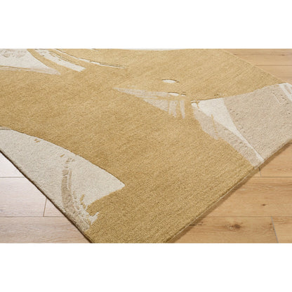 Kubra KUB-2300 Rug by Livabliss in camel, sandstone, ivory. Made from wool in a unique style.