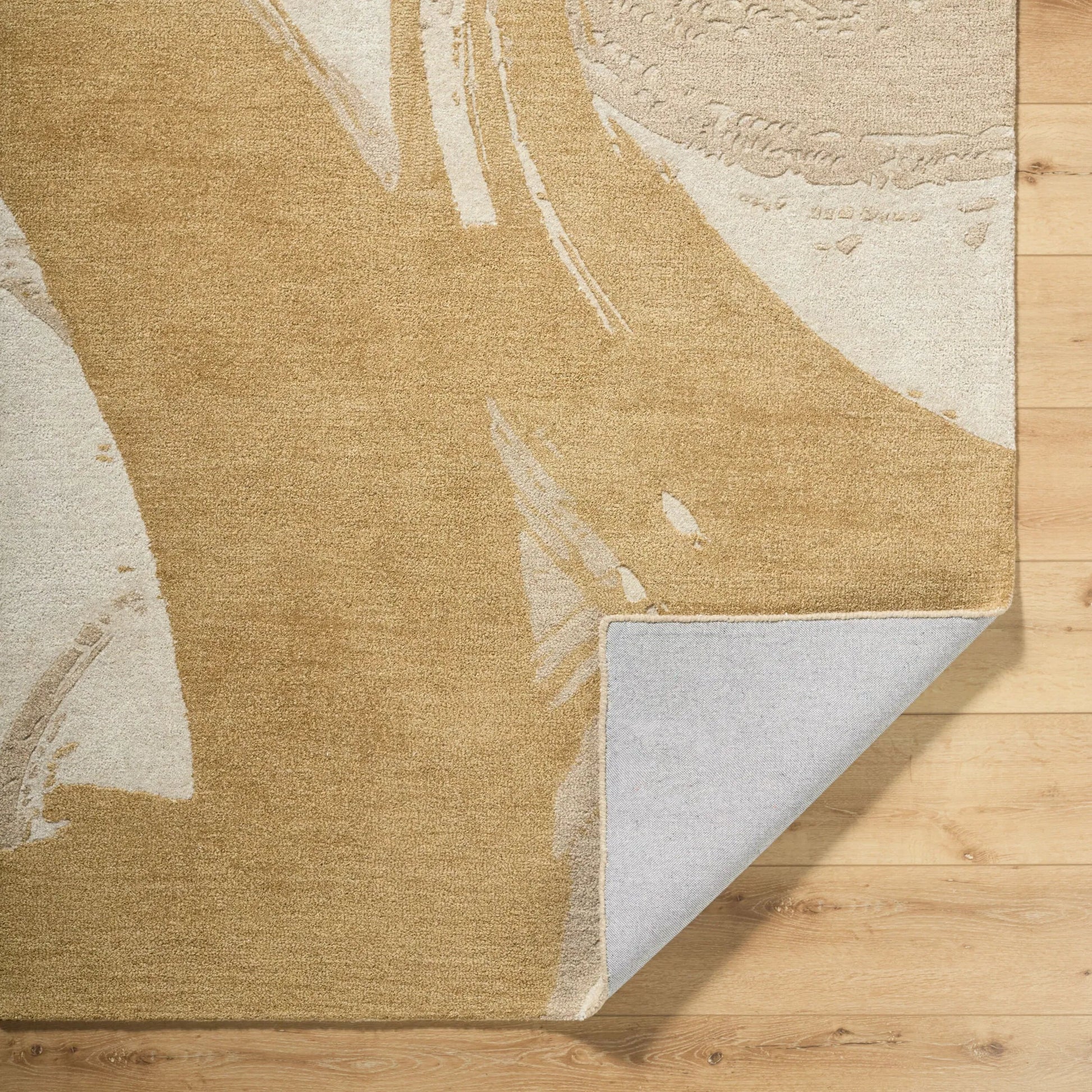 Kubra KUB-2300 Rug by Livabliss in camel, sandstone, ivory. Made from wool in a unique style.