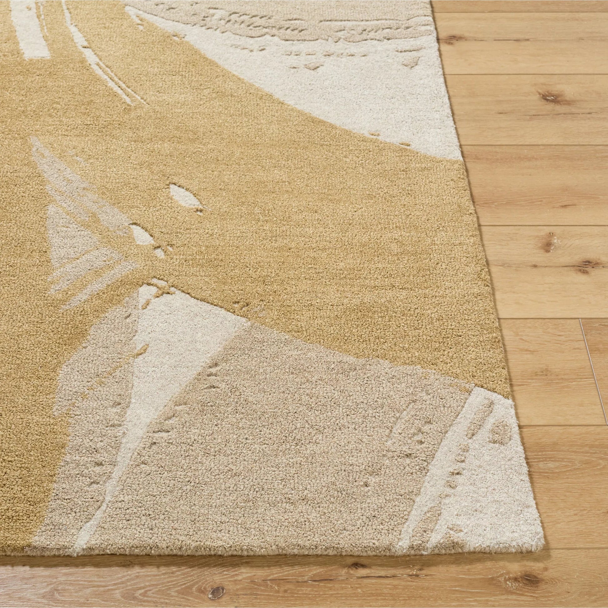 Kubra KUB-2300 Rug by Livabliss in camel, sandstone, ivory. Made from wool in a unique style.