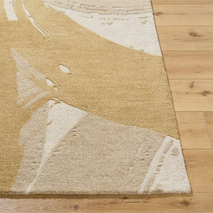 Kubra KUB-2300 Rug by Livabliss in camel, sandstone, ivory. Made from wool in a unique style.