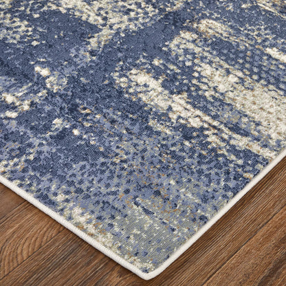 Mandana CME39LZF Rug by Feizy in ivory, blue. Made from polyester, polypropylene in a unique style.