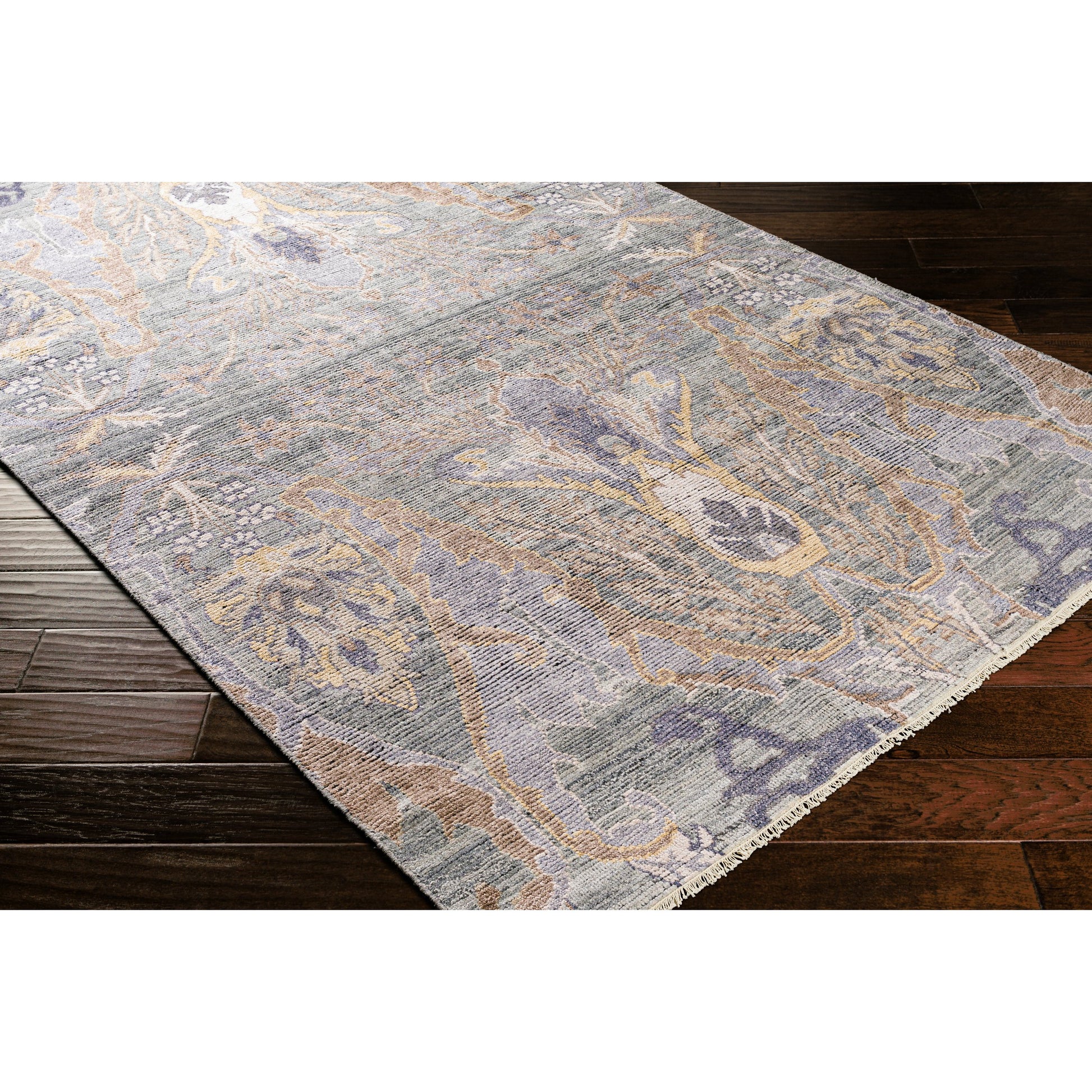 Kushal Rug by Surya. Made from 70% viscose, 30% wool in a traditional style.
