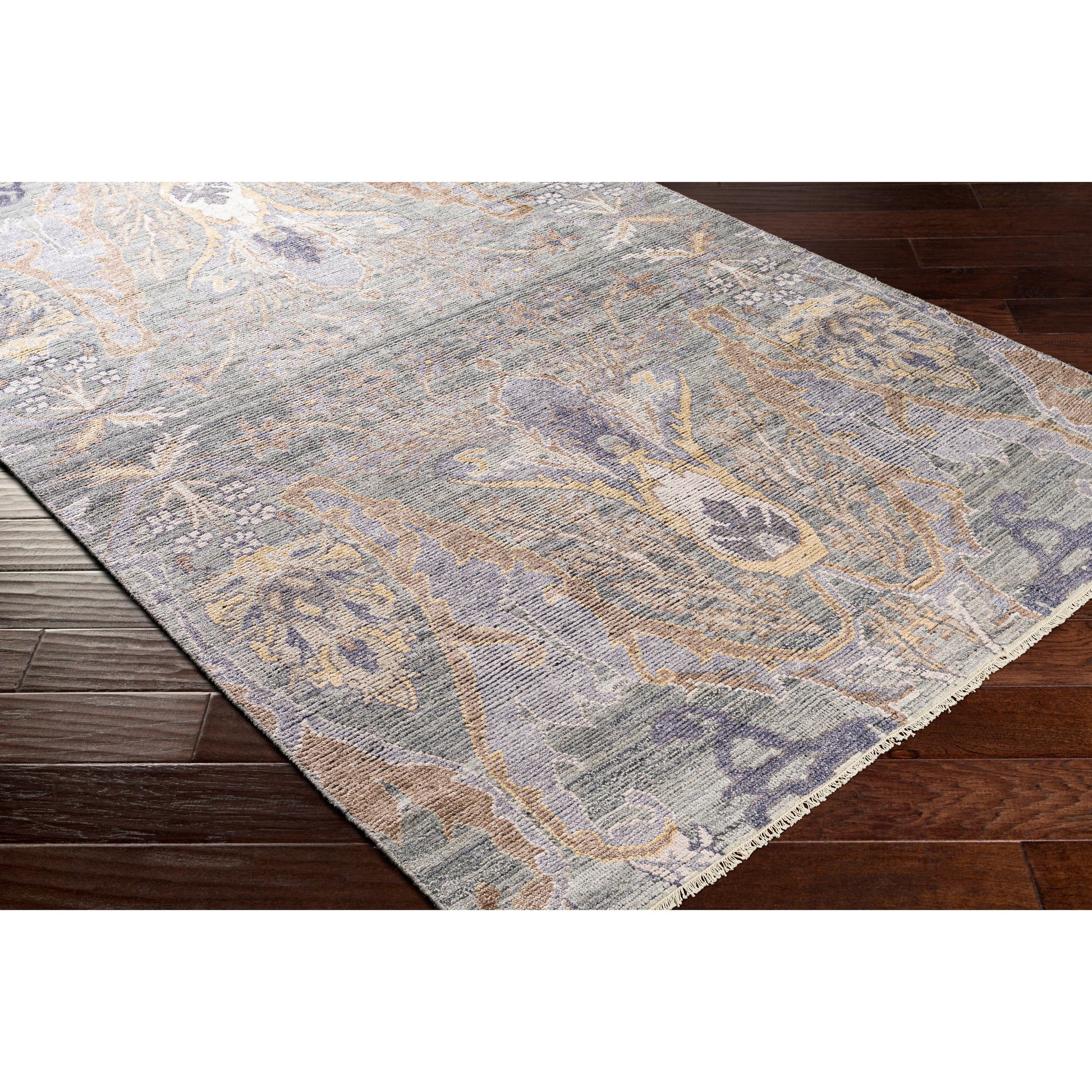 Kushal Rug by Surya. Made from 70% viscose, 30% wool in a traditional style.