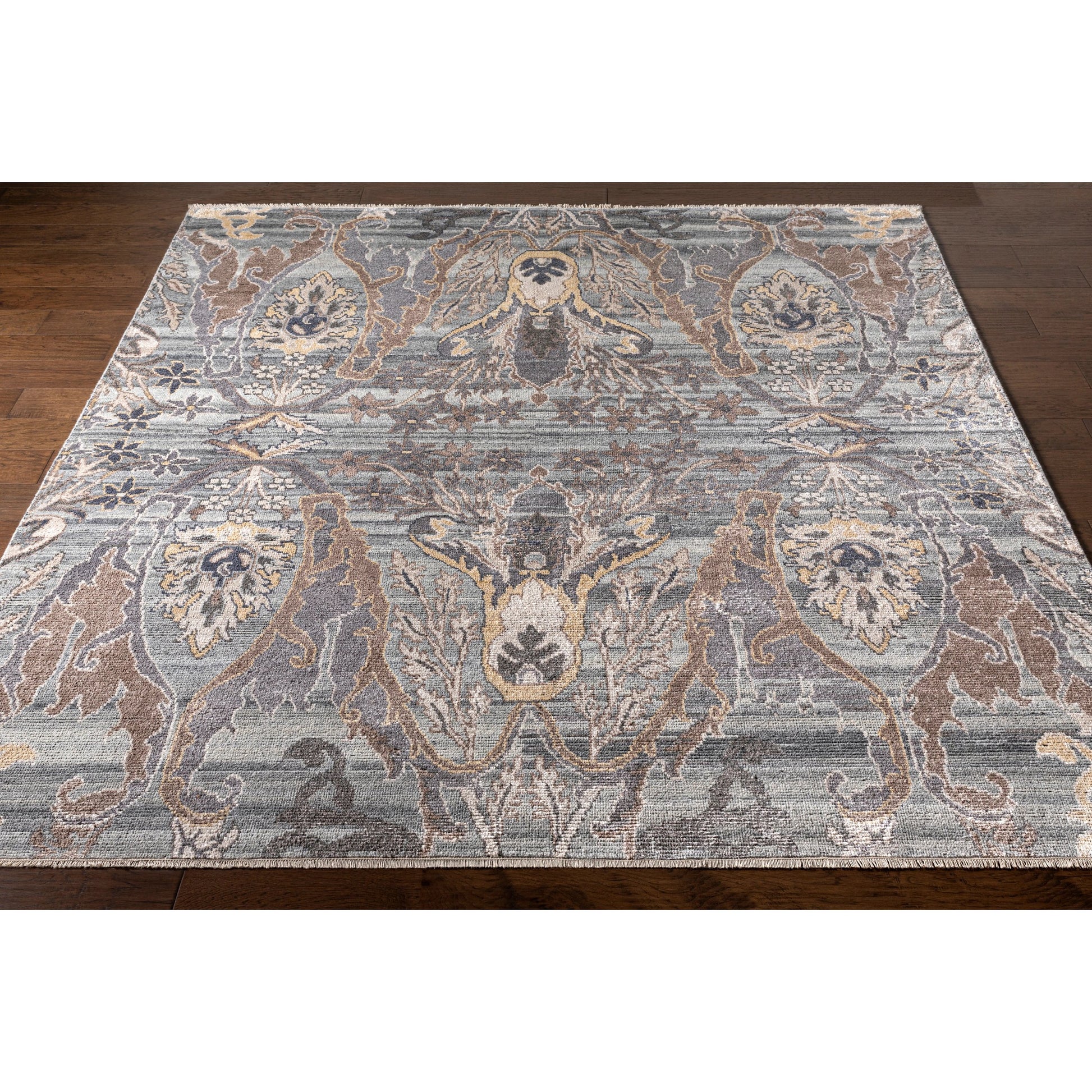 Kushal Rug by Surya. Made from 70% viscose, 30% wool in a traditional style.