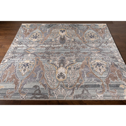 Kushal Rug by Surya. Made from 70% viscose, 30% wool in a traditional style.