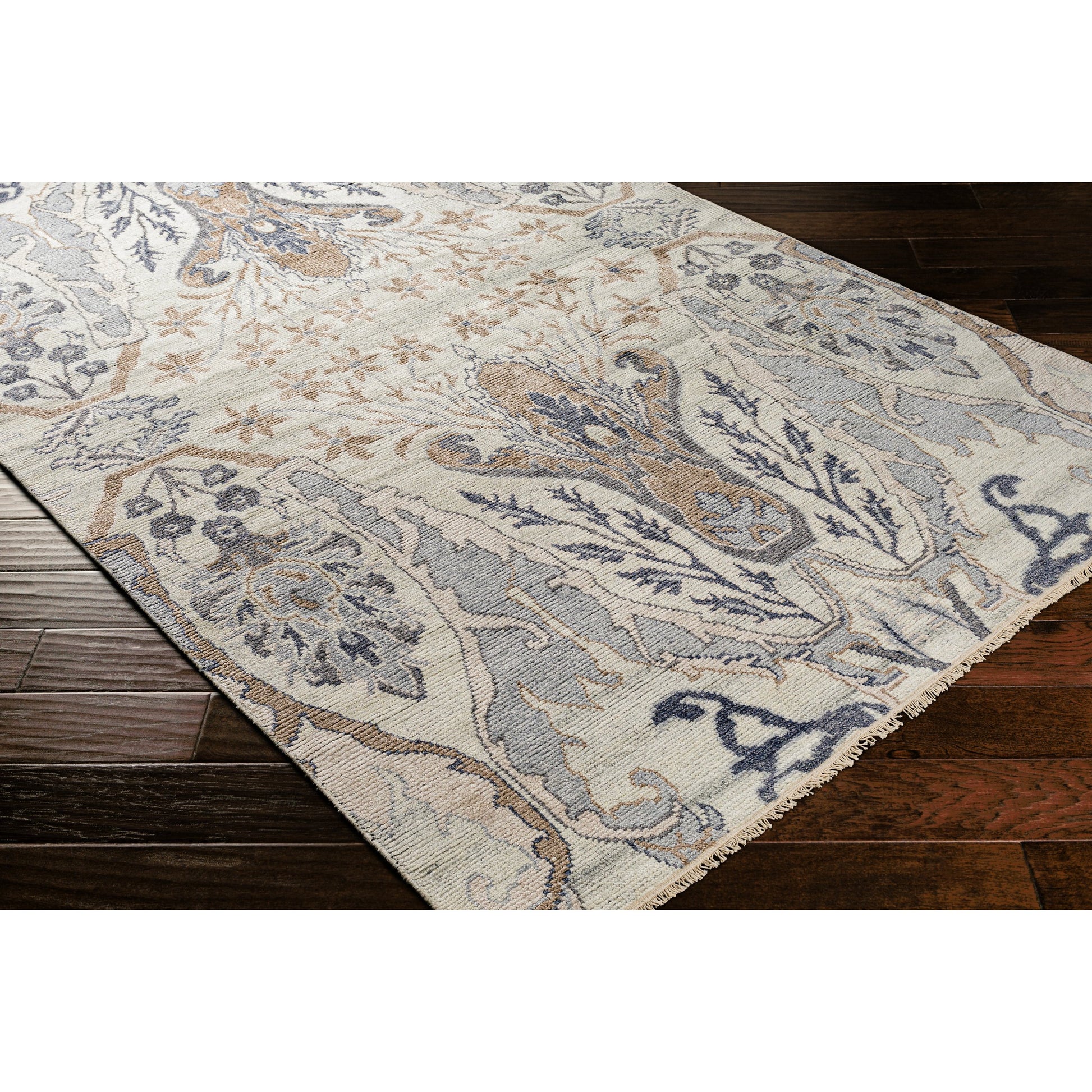 Kushal Rug by Surya. Made from 70% viscose, 30% wool in a traditional style.