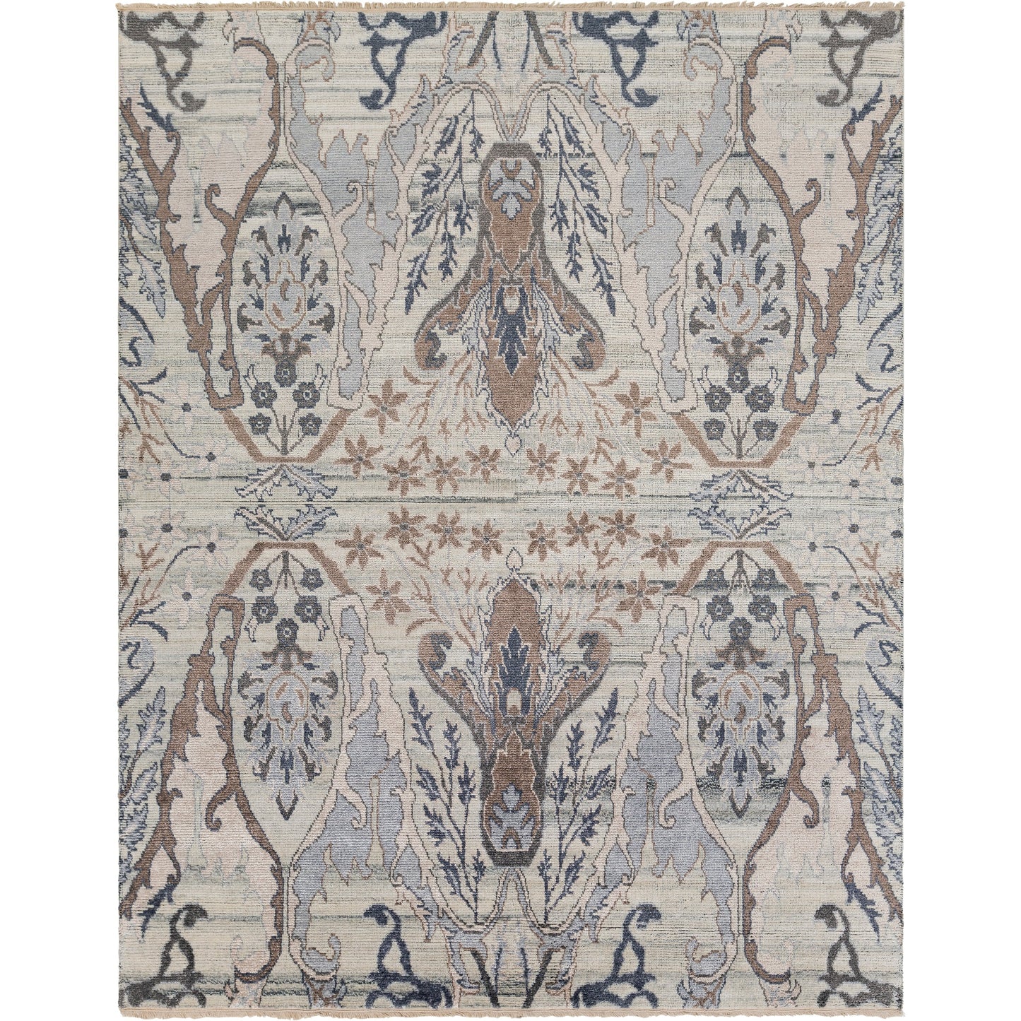 002 SI-1884347,SI-1884348,SI-1884349,SI-1884350,SI-1884351,SI-1884352 | Primary Silo | Kushal Rug by Surya. Made from 70% viscose, 30% wool in a traditional style.