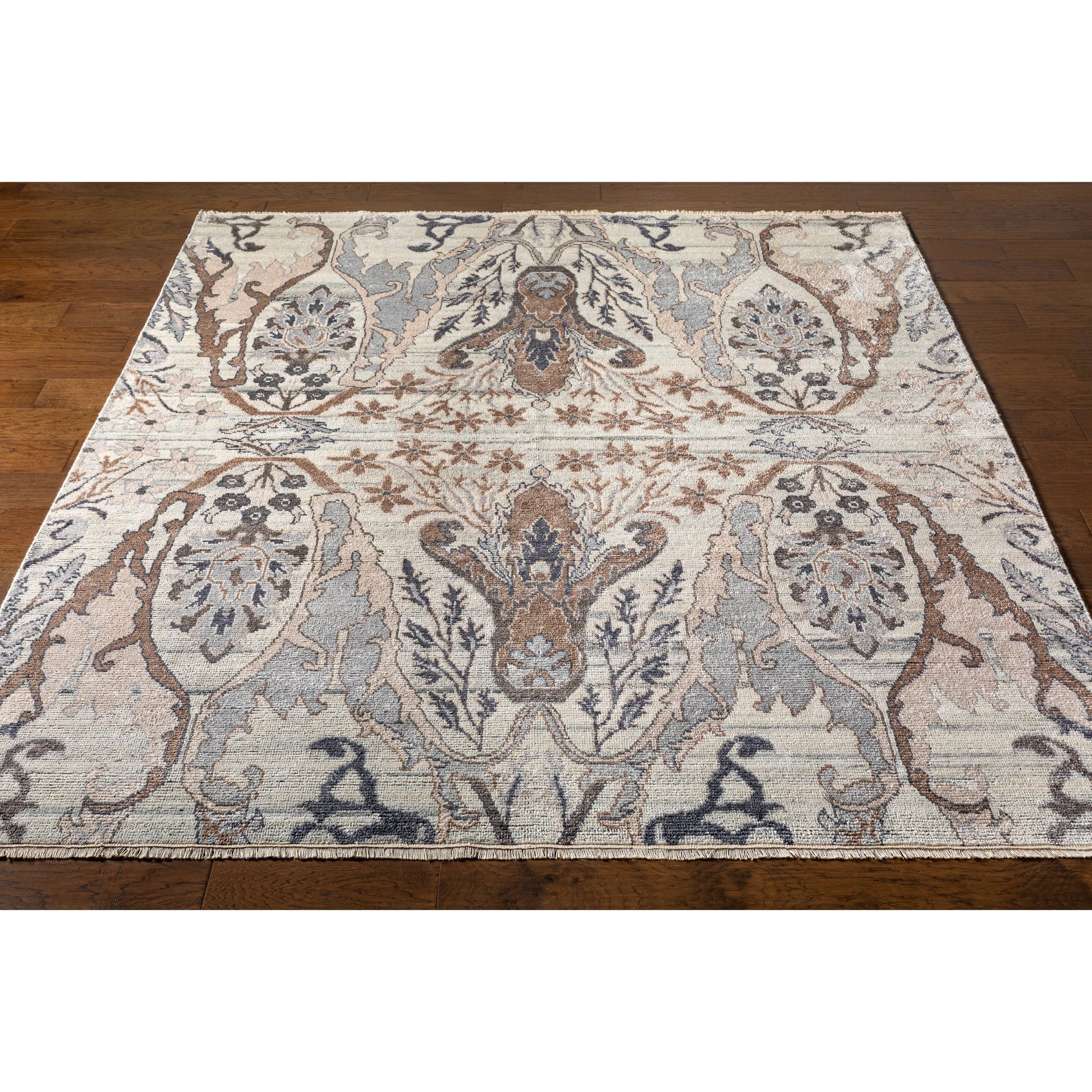 Kushal Rug by Surya. Made from 70% viscose, 30% wool in a traditional style.