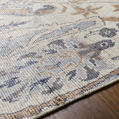 Kushal Rug by Surya. Made from 70% viscose, 30% wool in a traditional style.