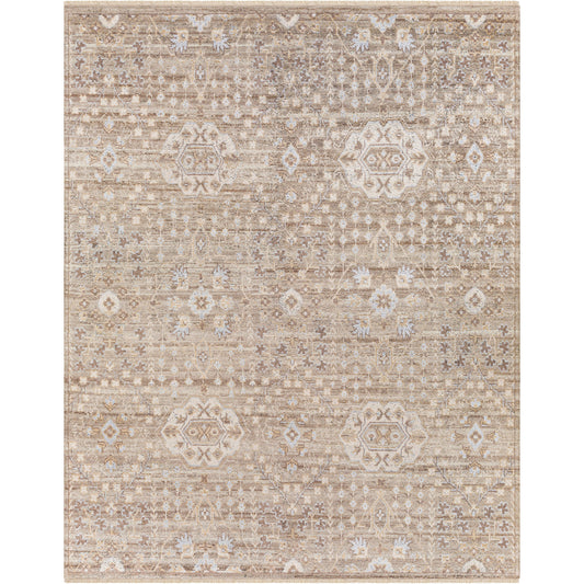 Kushal Rug - 29788 by Surya in brown, taupe. Made from 70% viscose, 30% wool in a unique style.
