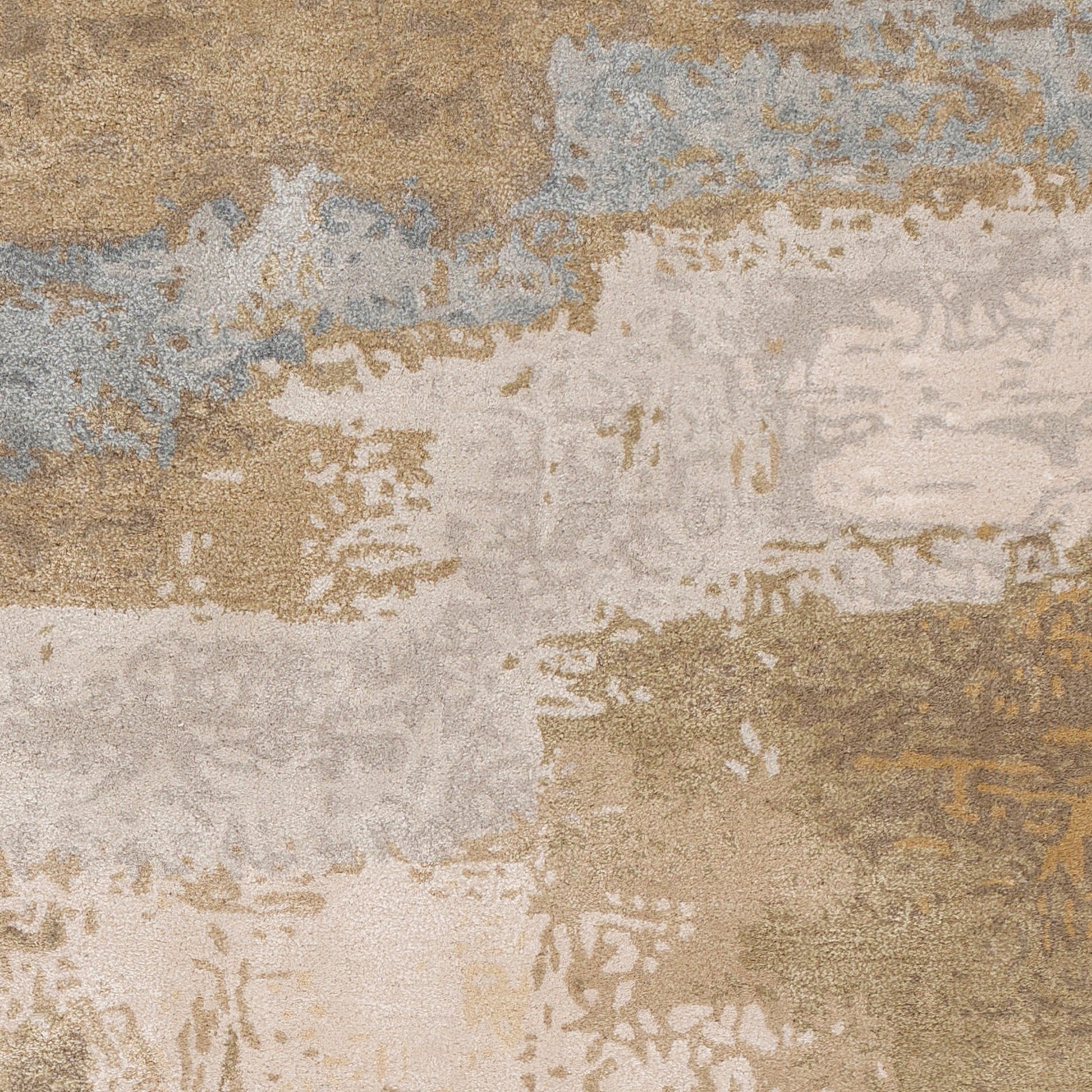 Kavita Rug - 25153 by Surya in oatmeal, light beige, tan, medium gray, pale blue. Made from 