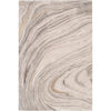 Light Gray, Gray, Charcoal, Medium Gray, Mustard / 2' x 3'