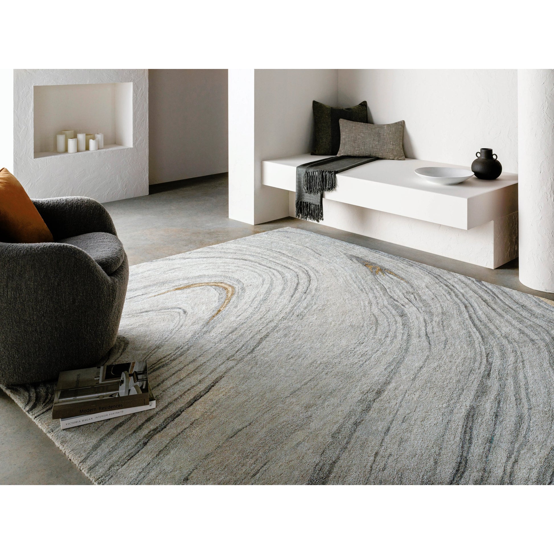 Kavita Rug - 25142 by Surya. Made from 50% viscose, 50% wool in a unique style.