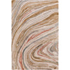 Dark Brown, Tan, Gray, Light Gray, Rust, Blue / 2' x 3'