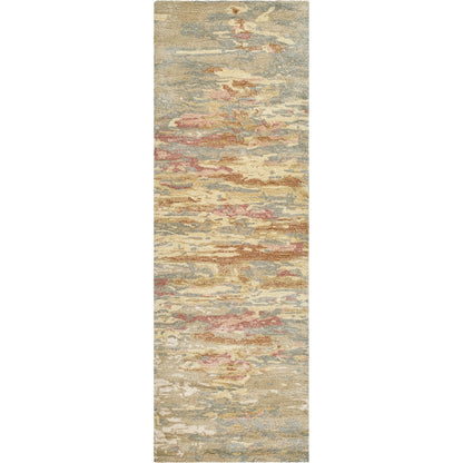 Kavita Rug - 534540 by Surya in sandstone, goldenrod, blush, slate, taupe. Made from wool, viscose in a unique style.