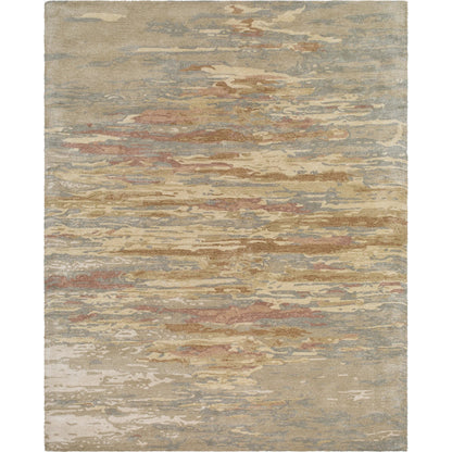 Kavita Rug - 534540 by Surya in sandstone, goldenrod, blush, slate, taupe. Made from wool, viscose in a unique style.