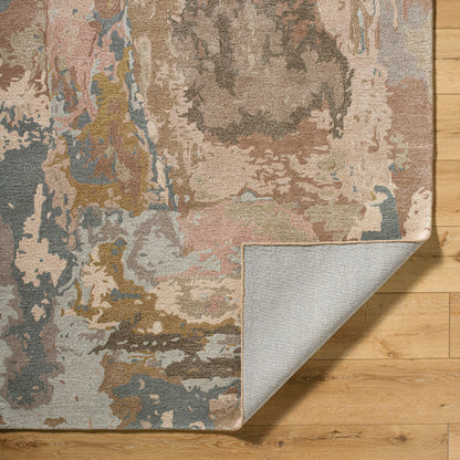 Kavita Rug - 534582 by Surya in warm grey, ash, sage, light silver. Made from wool, viscose in a unique style.