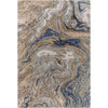 Beige, Taupe, Slate Blue, Navy, Ivory, Charcoal / 2' x 3'