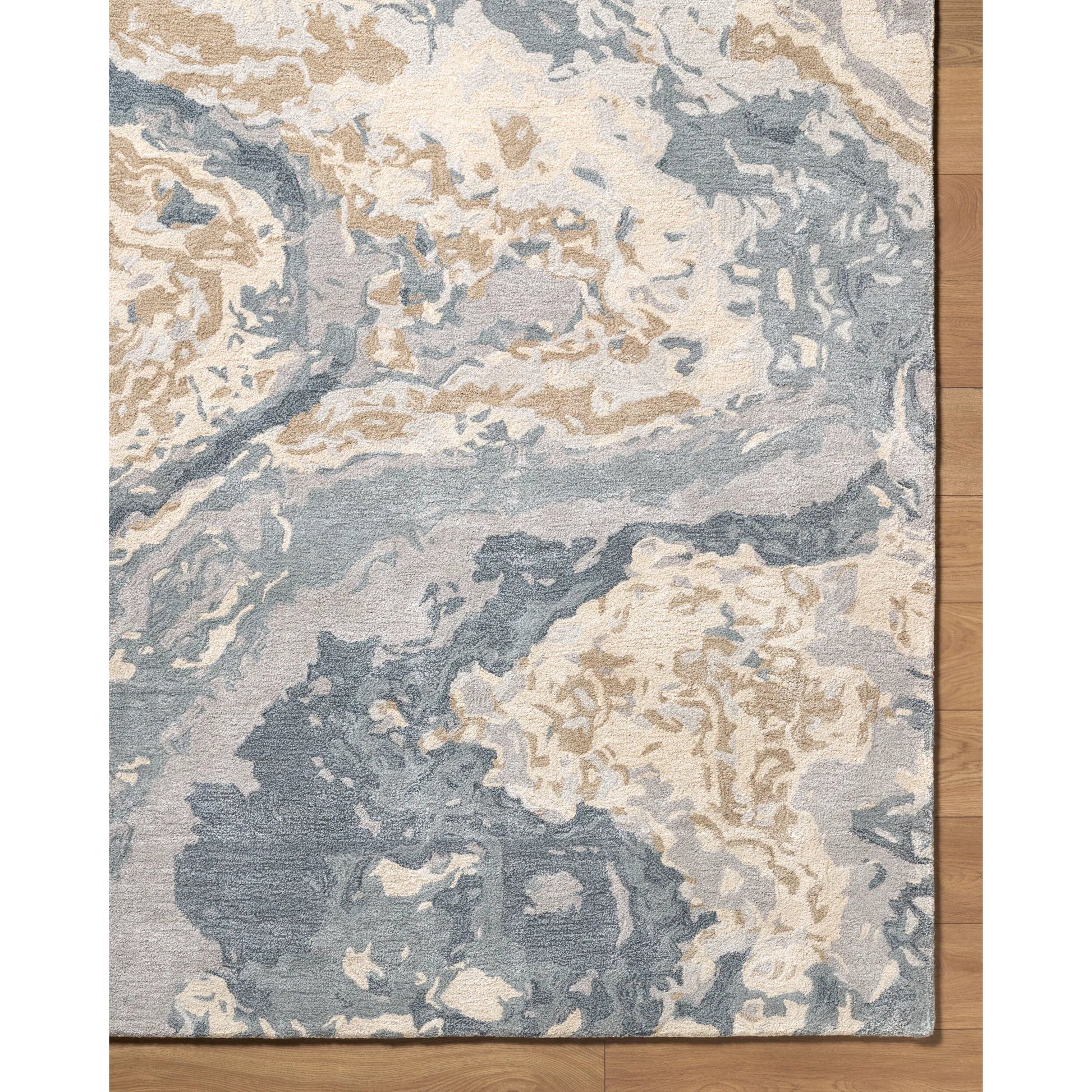 Kavita KVT-2330 Rug by Surya in slate gray, sandstone, ivory, taupe, charcoal. Made from wool, viscose in a unique style.