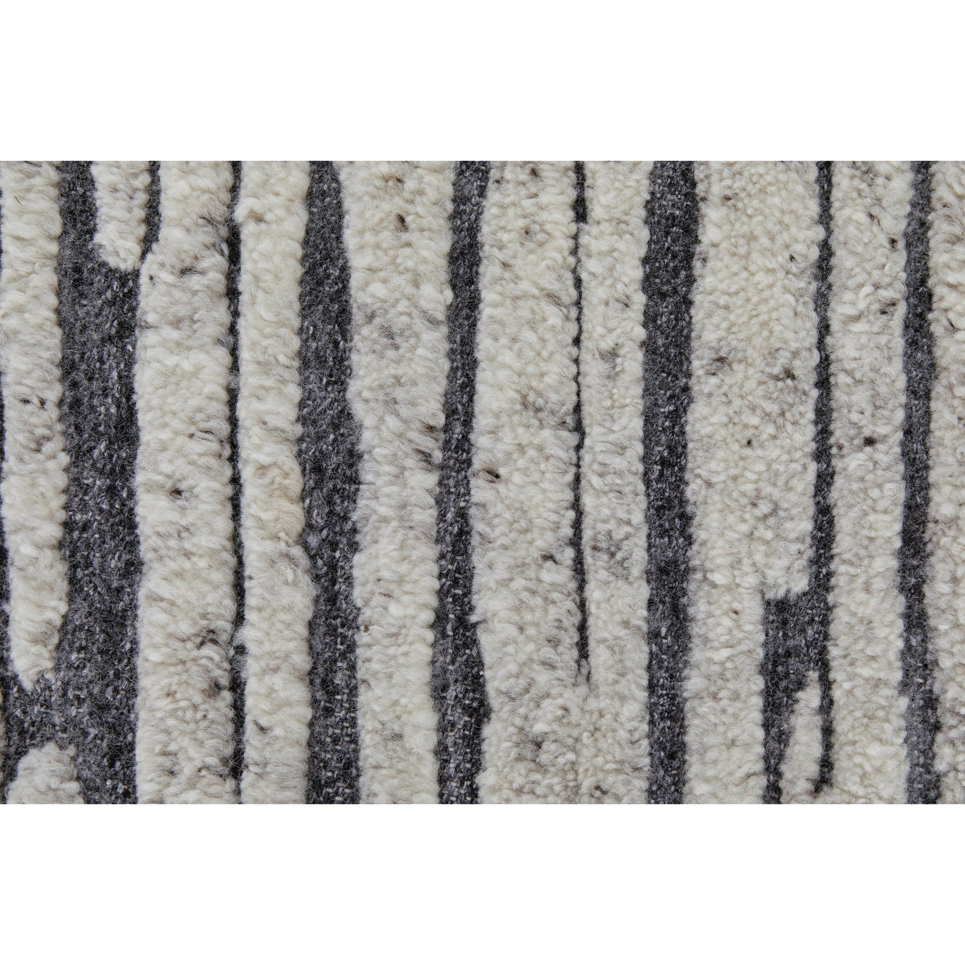 Broadfield Stripes Rug - T21T6037 by Thom Felicia by Feizy Rugs in ivory. Made from wool in a unique style.