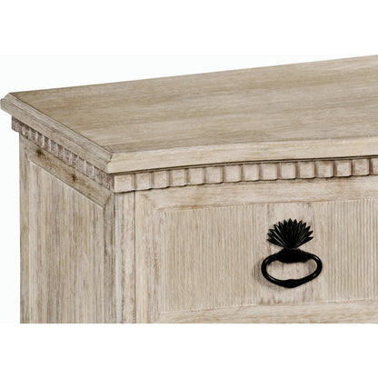 William Yeoward Bickerton 3 Drawer Dresser by Jonathan Charles in white and washed acacia. Made from acacia in a cottage & farmhouse style.