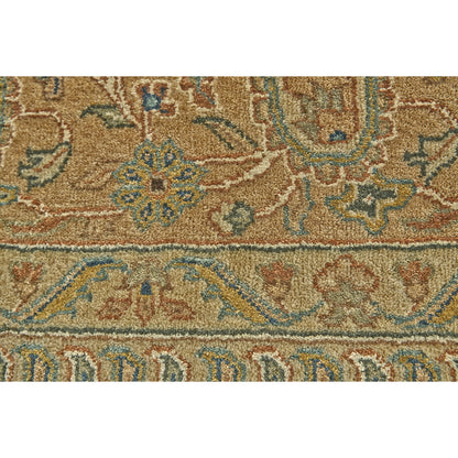 Spohia Rug - 6598F by Feizy in ivory, green. Made from silk, wool in a unique style.