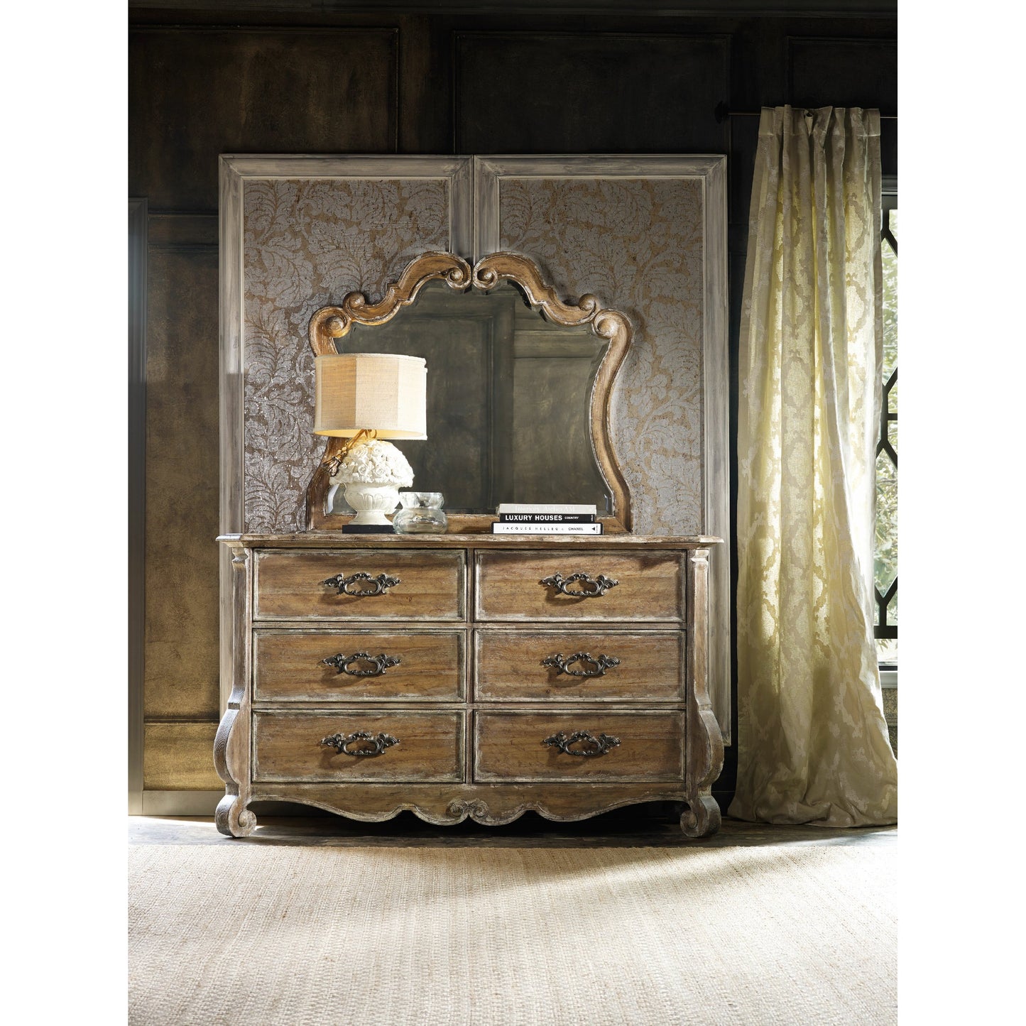 008 SI-1748606 | Lifestyle | Chatelet Dresser by Hooker Furniture. Made from unique in a traditional style.