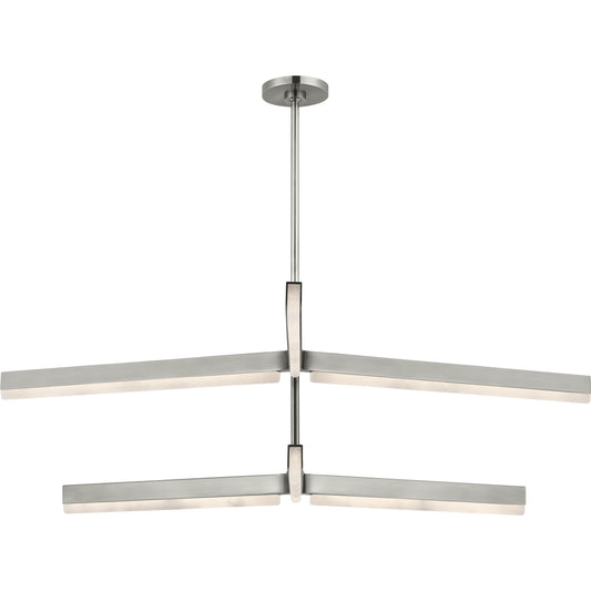Linea 56" Two Tier Chandelier by Visual Comfort & Co.. Made from brass in a unique style.